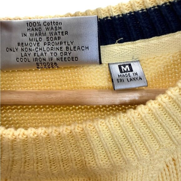 Williams College Cotton Knit sweater size M - Picture 4 of 6